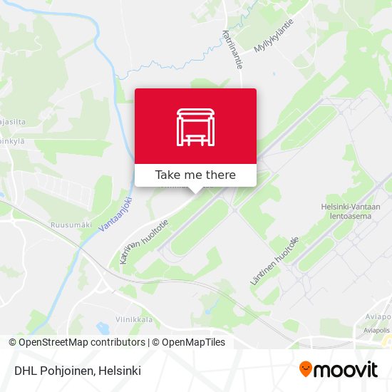 DHL Pohjoinen map