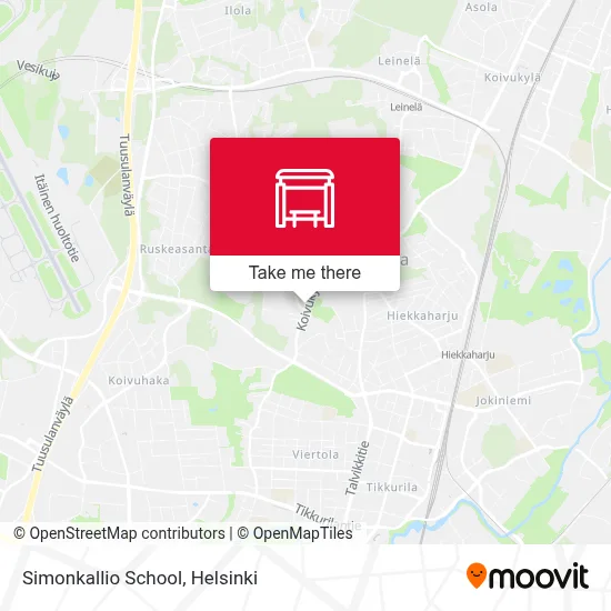 Simonkallio School map