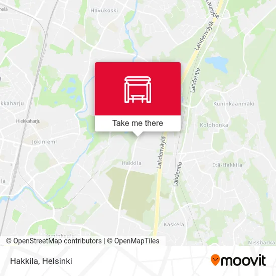 Hakkila map