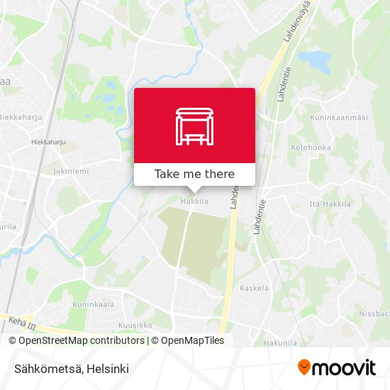 Sähkömetsä map