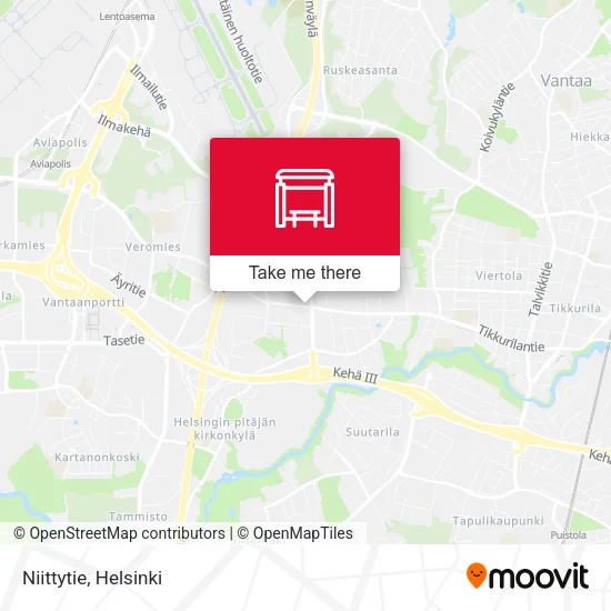 Niittytie map