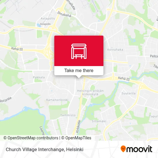 Church Village Interchange map