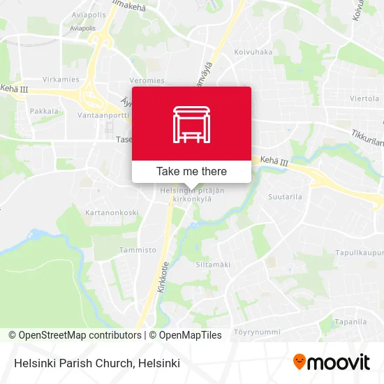 Helsinki Parish Church map