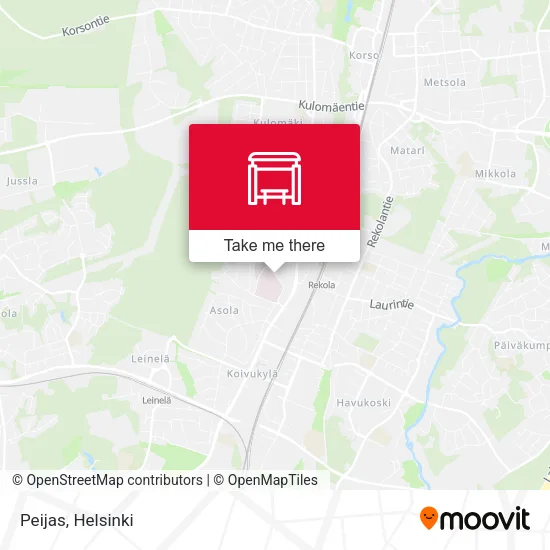 Peijas map
