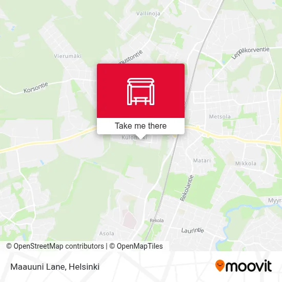 Maauuni Lane map