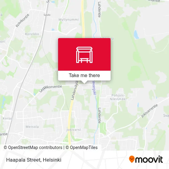 Haapala Street map