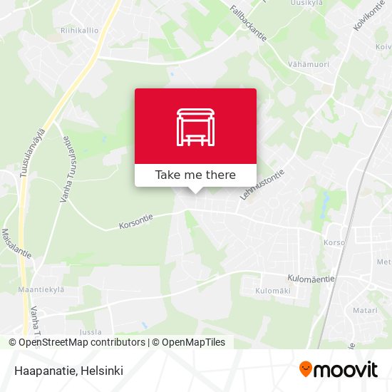 Haapanatie map