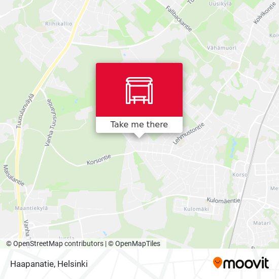 Haapanatie map