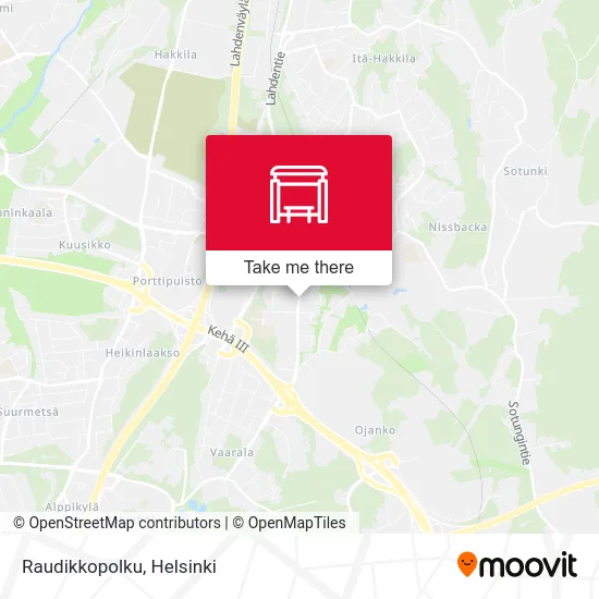 Raudikkopolku map