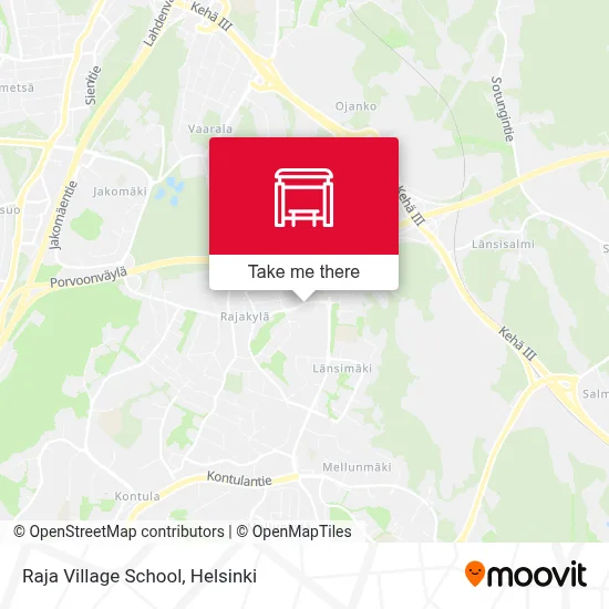 Raja Village School map