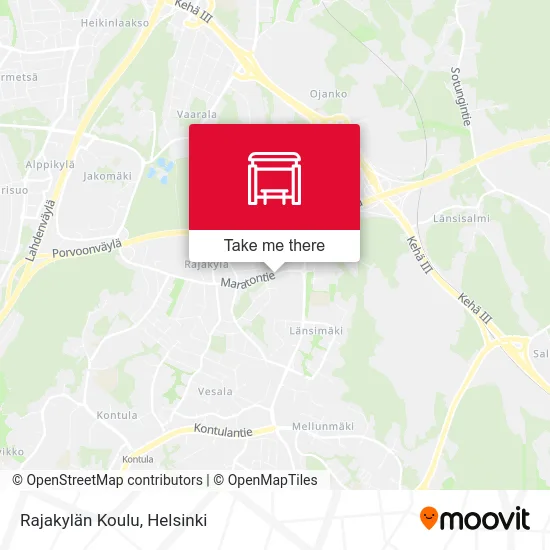 Raja Village School map