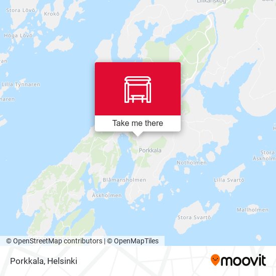 Porkkala map