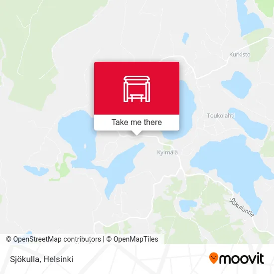 Sjökulla map