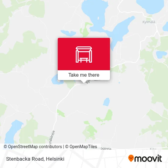 Stenbacka Road map