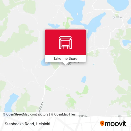 Stenbacka Road map