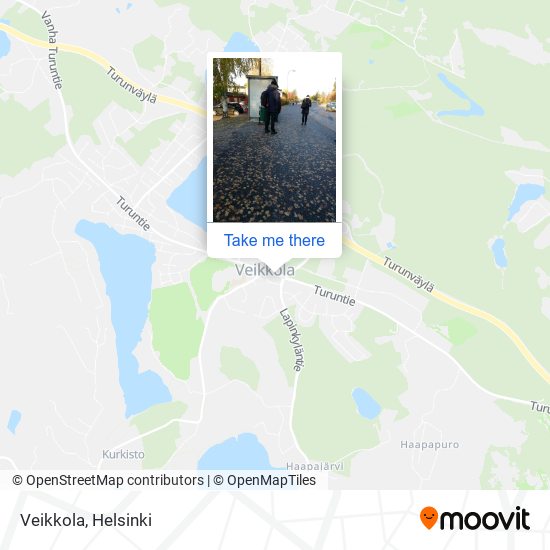 Veikkola map