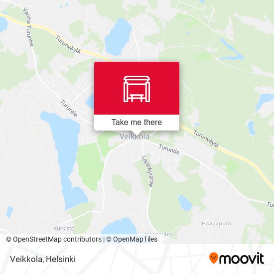 Veikkola map