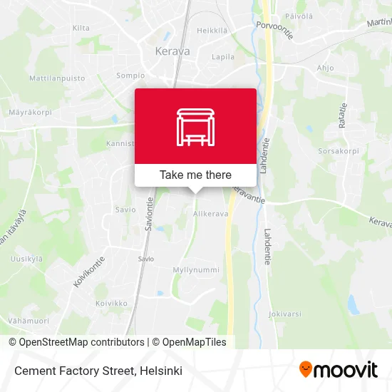 Cement Factory Street map