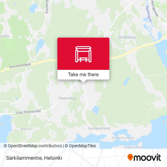 Särkilammentie map