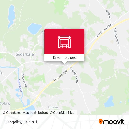 Hangelby map