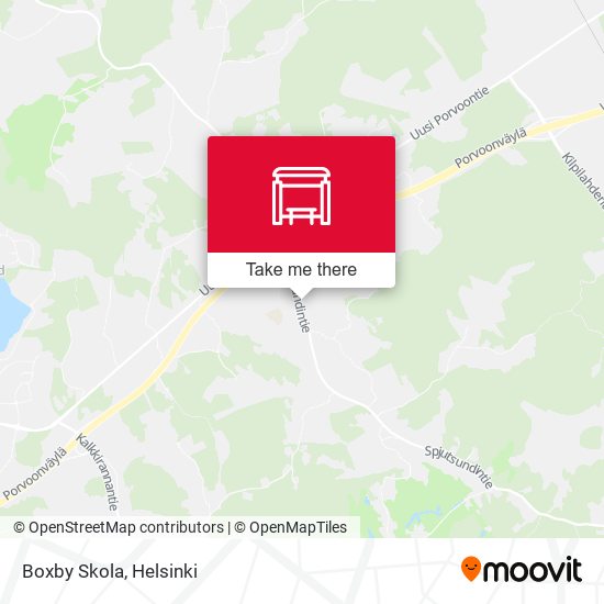 Boxby Skola map