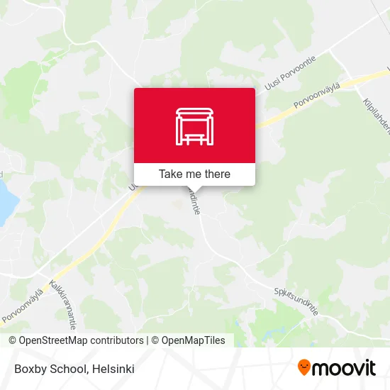 Boxby School map