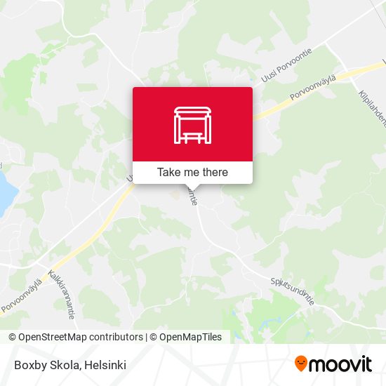 Boxby Skola map