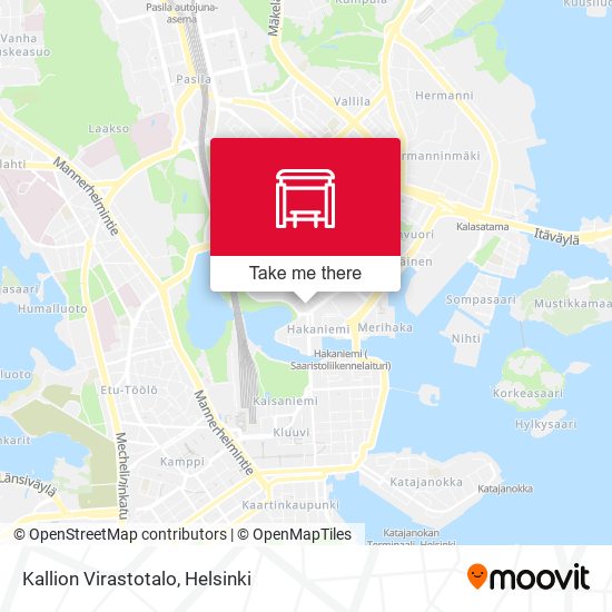 Kallion Virastotalo map