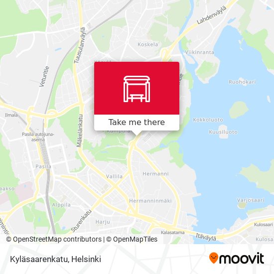 Kyläsaarenkatu map