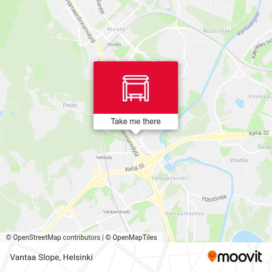 Vantaa Slope map
