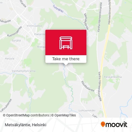 Metsäkyläntie map