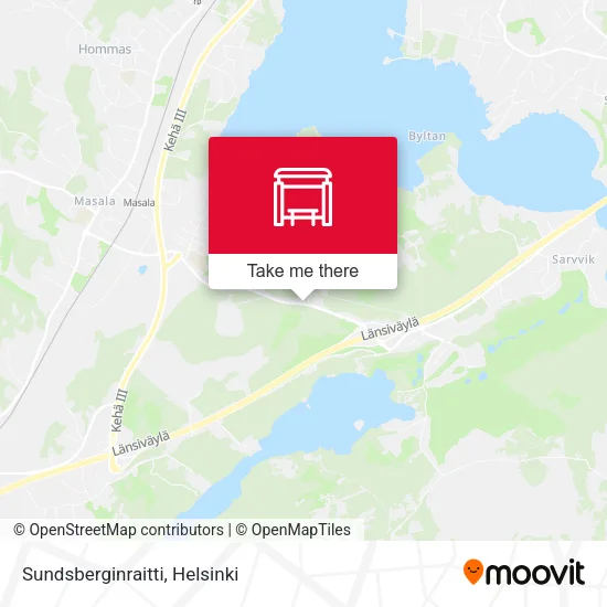 Sundsberginraitti map