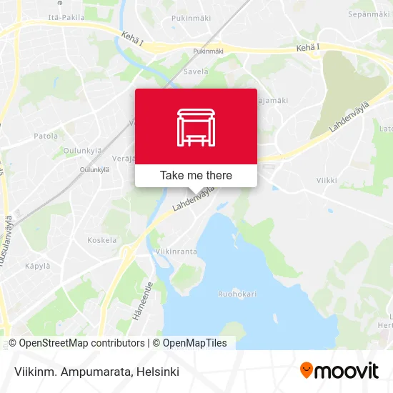 Viikinmaki Shooting Range map
