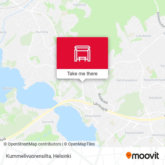 Kummelivuorensilta map