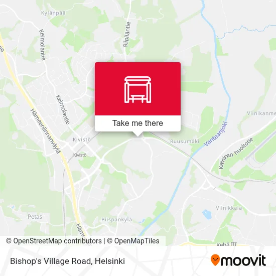 Bishop's Village Road map