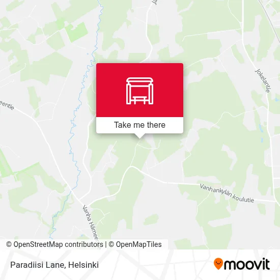 Paradiisi Lane map