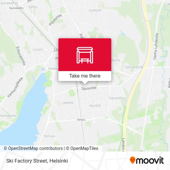 Ski Factory Street map