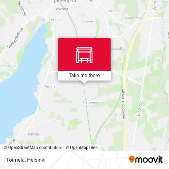 Toimela map