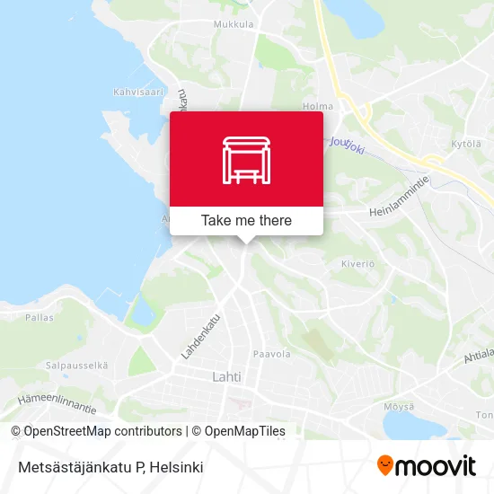Metsästäjänkatu P map