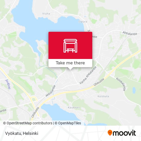 Vyökatu map