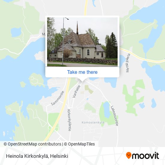 How to get to Heinola Kirkonkylä in Heinola Landskommun by Bus?