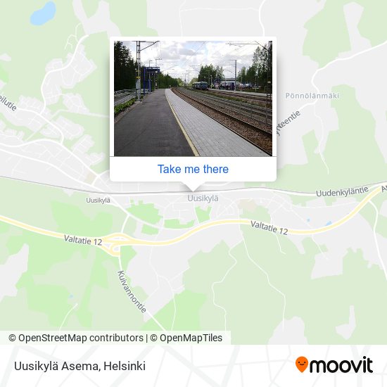 How to get to Uusikylä Asema in Nastola by Bus or Train?