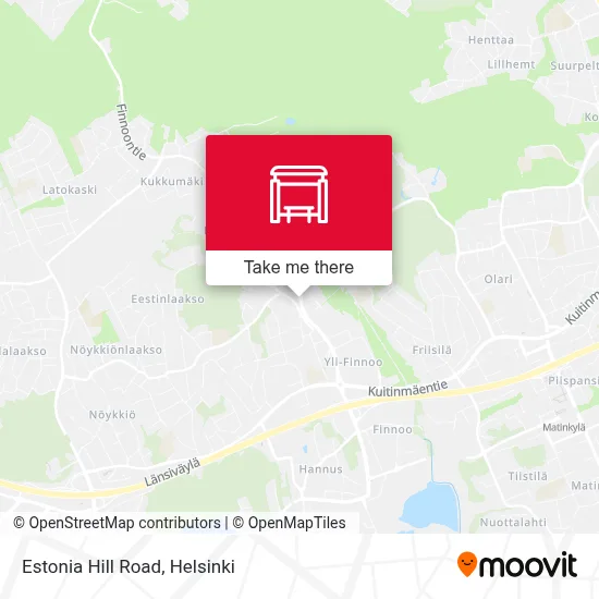 Estonia Hill Road map