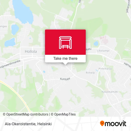 Lower Okeroinen Road map