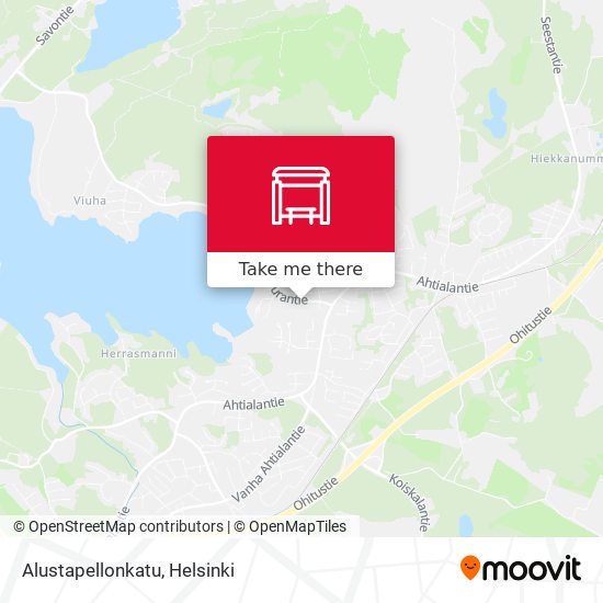 Alustapellonkatu map