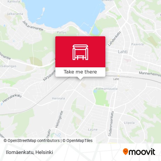 Ilomäenkatu map