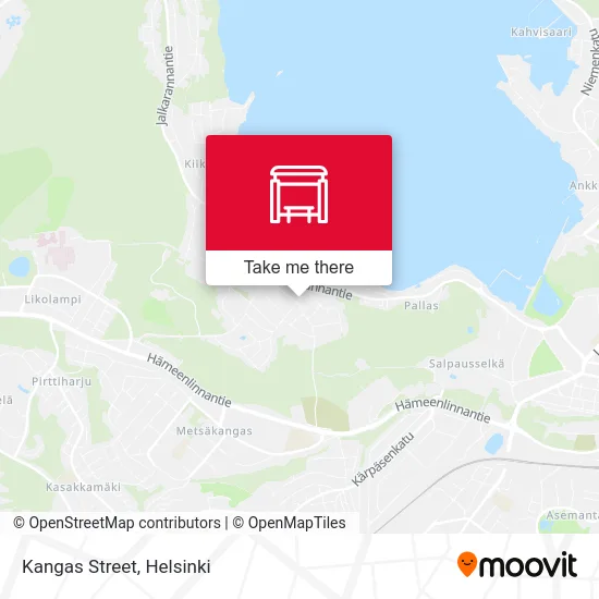 Kangas Street map