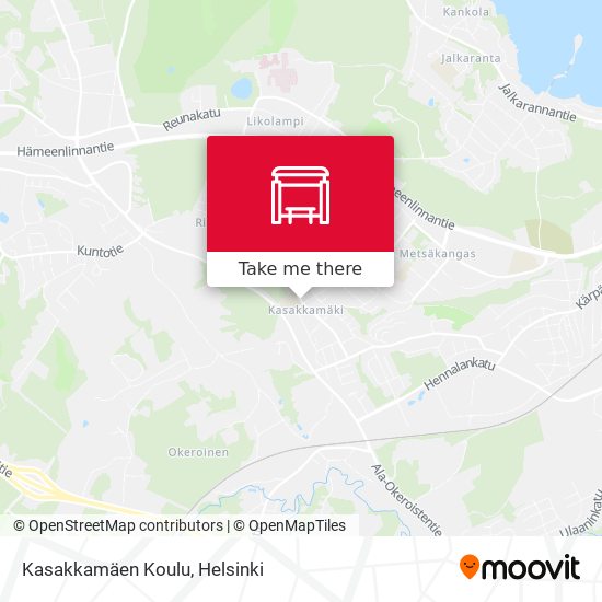 Kasakkamäen Koulu map