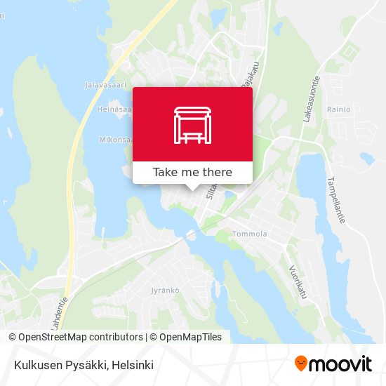 Kulkusen Pysäkki map