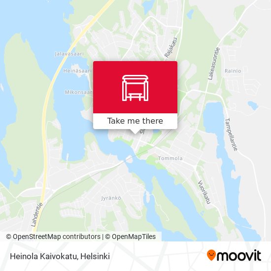 Heinola Kaivokatu map